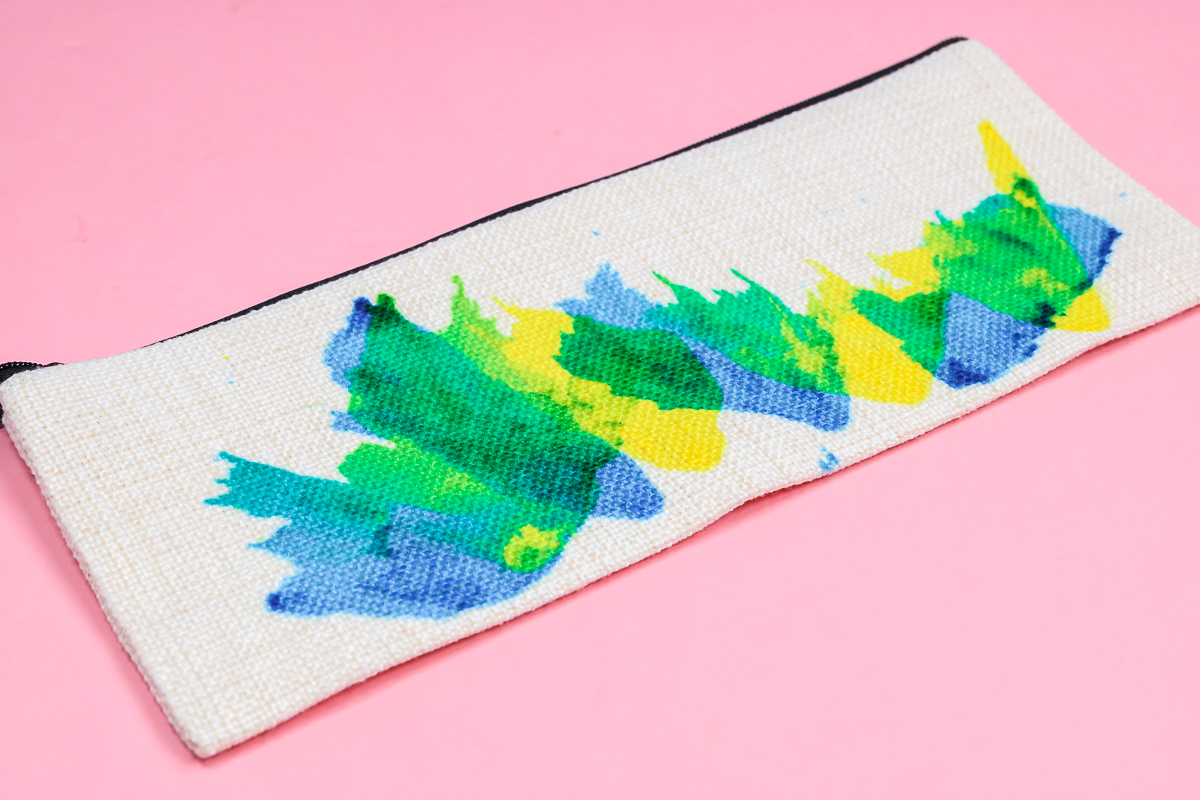 sublimation zipper pouch