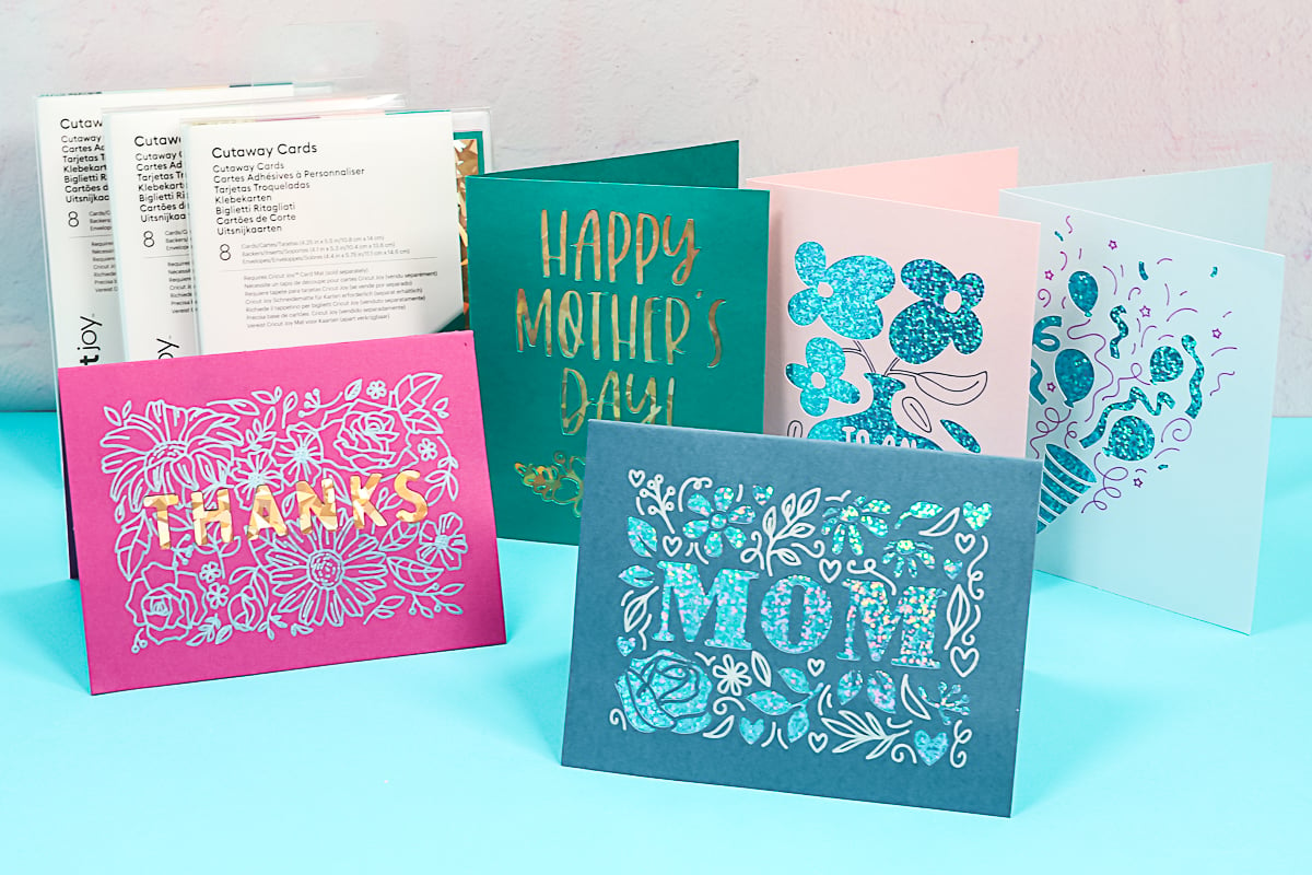 cricut cutaway cards