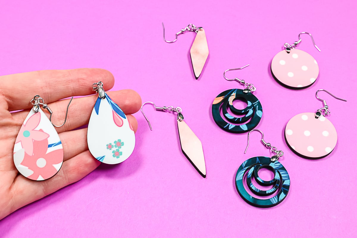 how to make earrings with sublimation