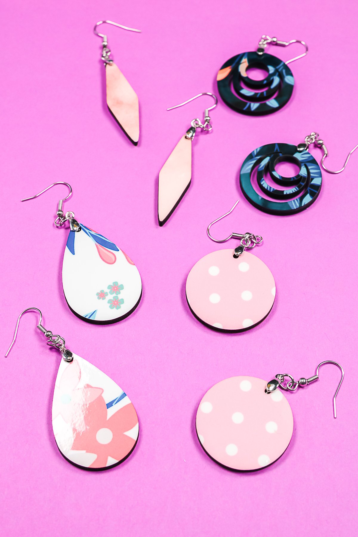 dangling sublimation earrings