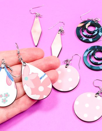 variety of sublimation earrings