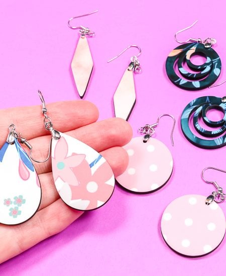 variety of sublimation earrings
