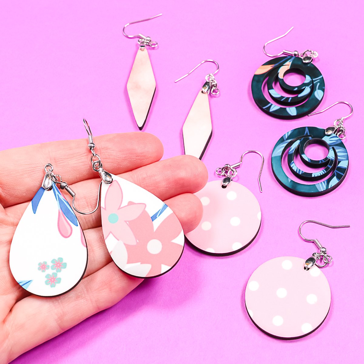 Precut Hardboard Sublimation Earrings