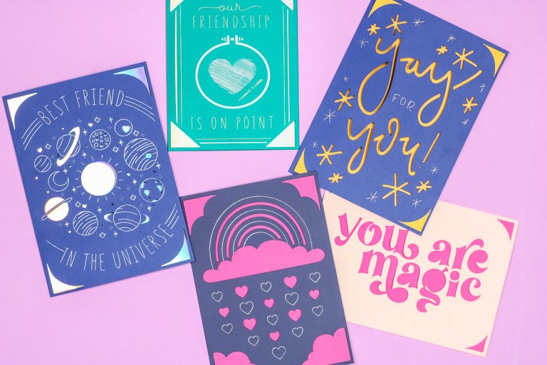 How To Make Cricut Foil Insert Cards Angie Holden The Country Chic