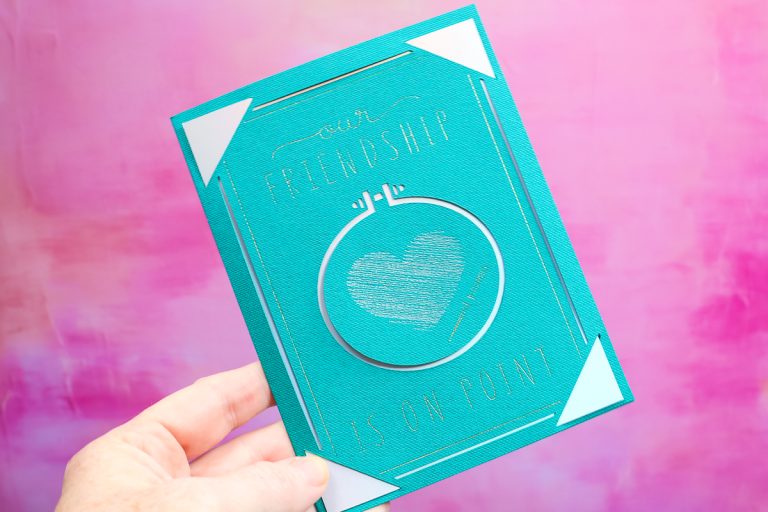 How To Make Cricut Foil Insert Cards Angie Holden The Country Chic