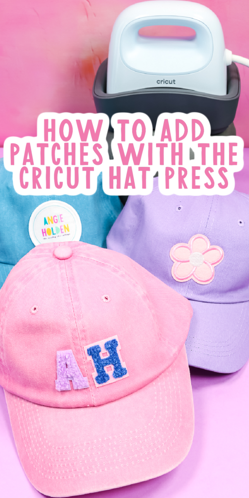 how to add patches with the cricut hat press