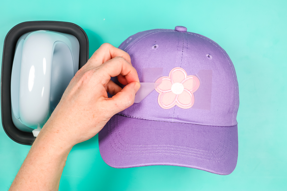 How to Add Patches with the Cricut Hat Press - Angie Holden The