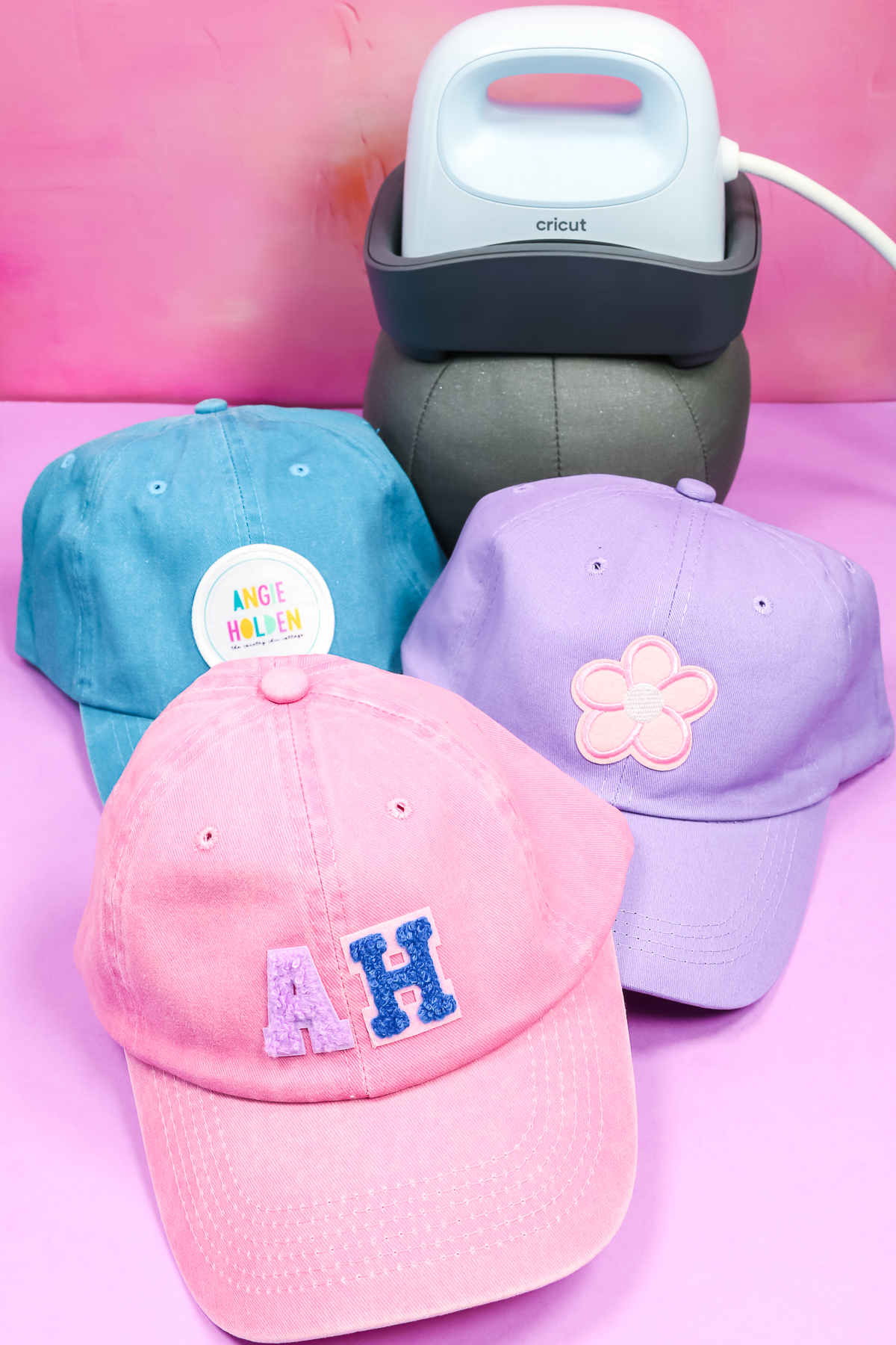 Creating an All-Over Hat Design with Cricut Hat Press - The Homes