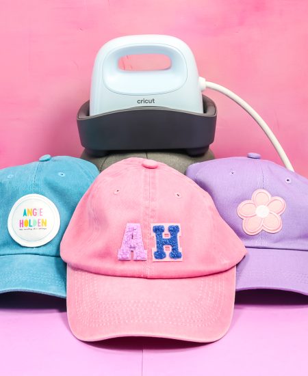 patches with the cricut hat press