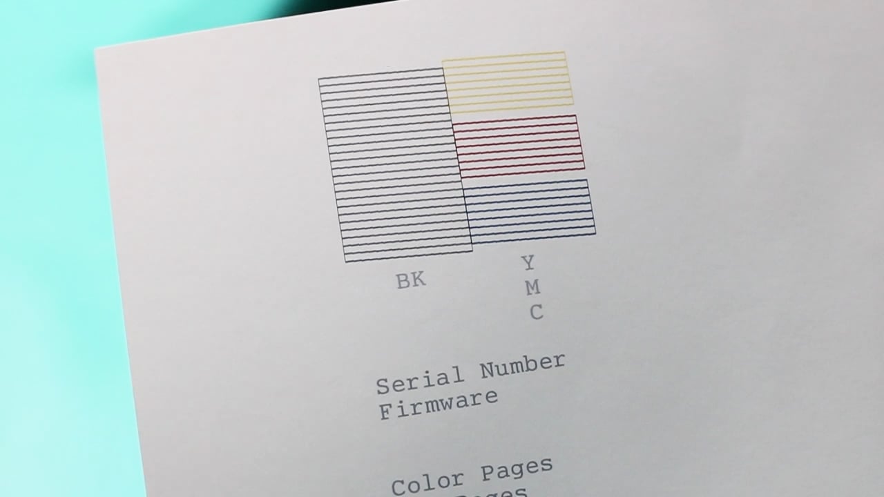 printer nozzle check