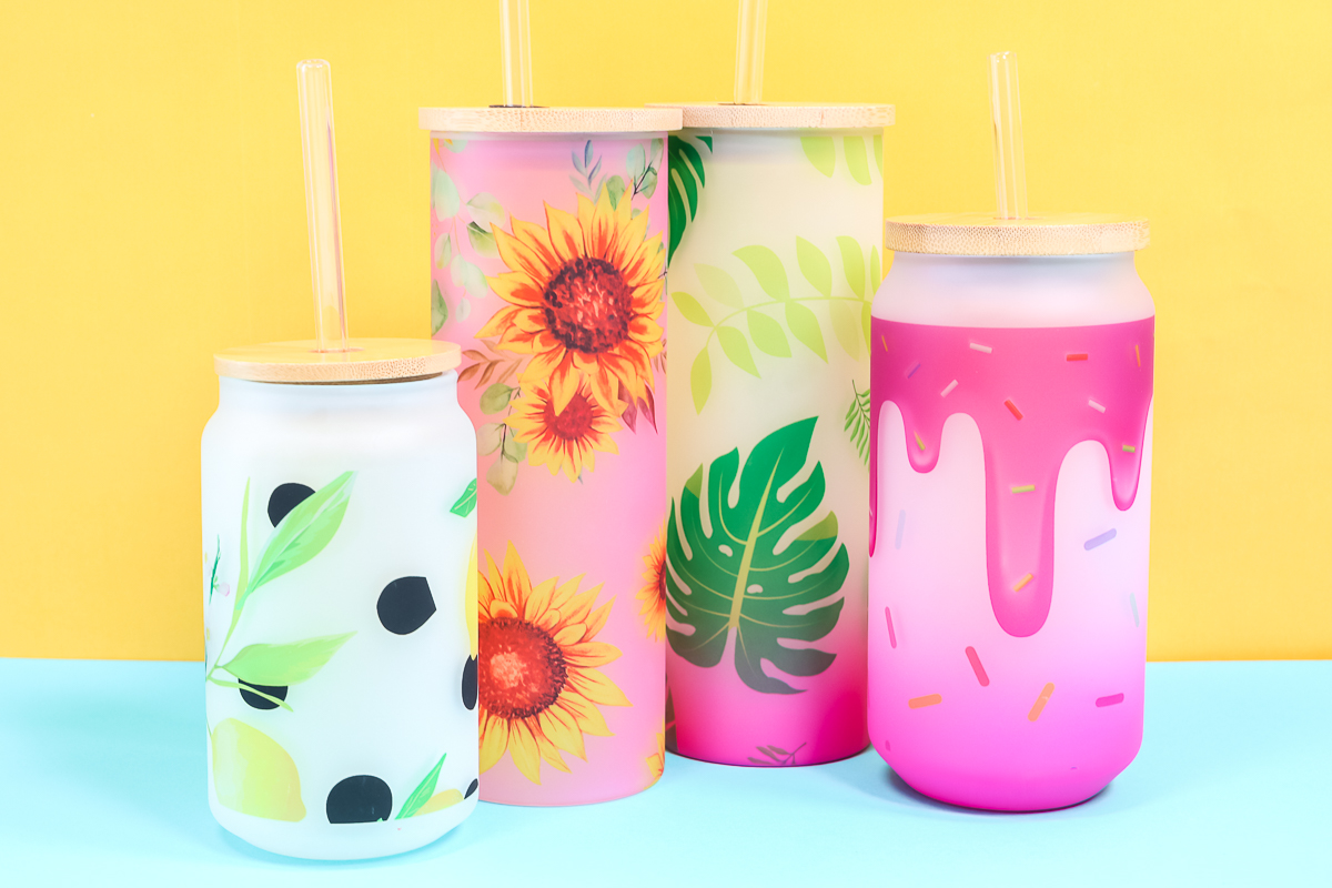 glass tumblers with sublimation
