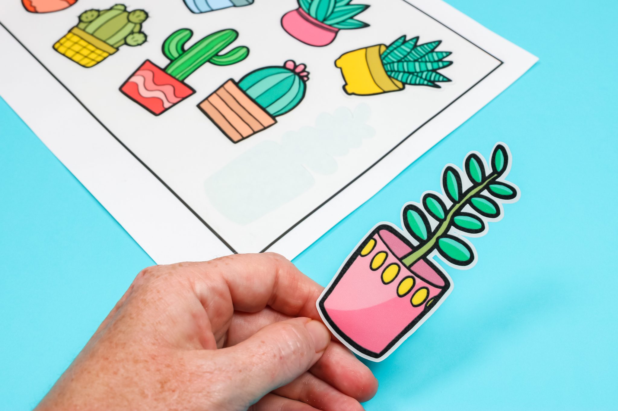 Laminate Stickers with Cricut – Pixel Llama