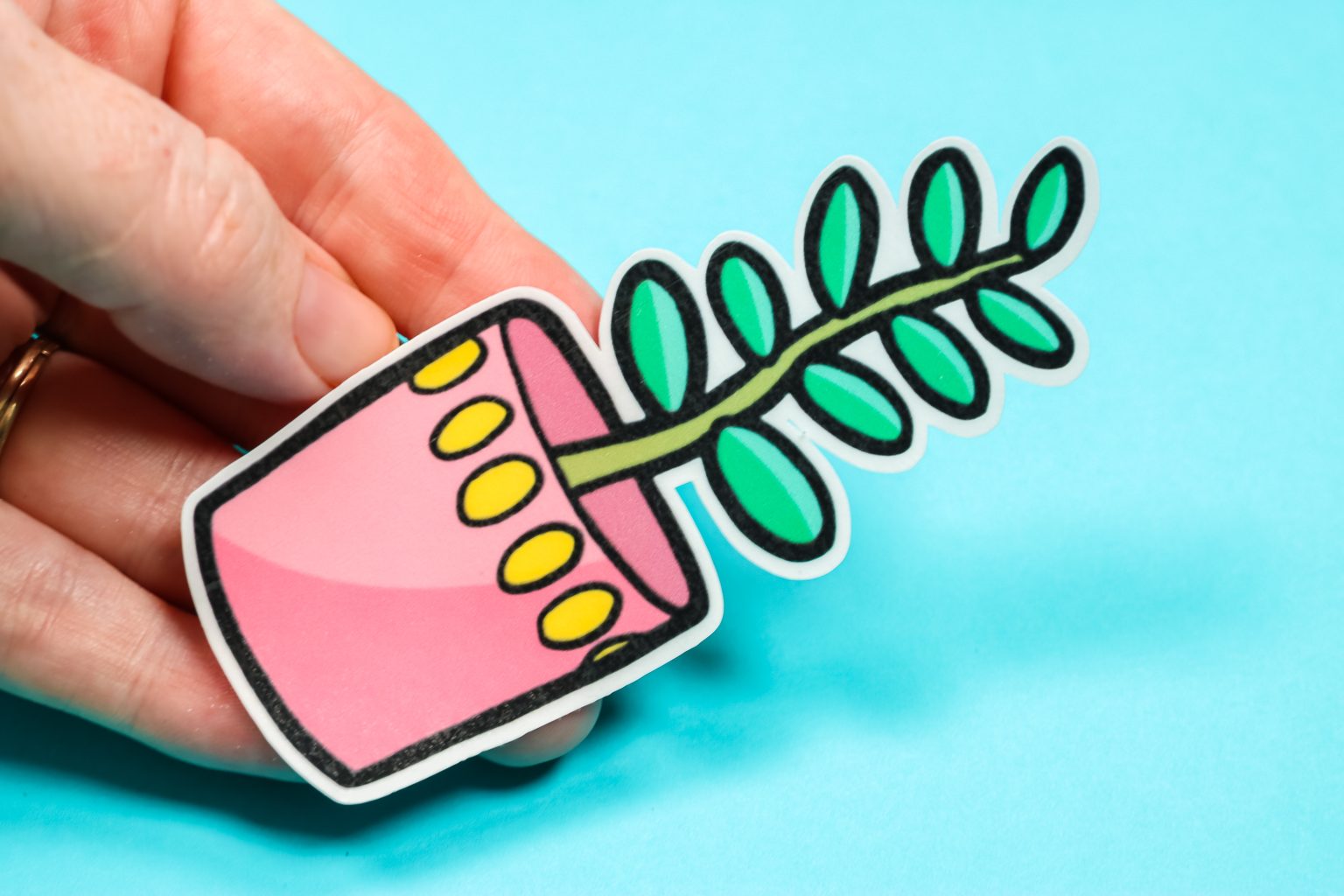 Cricut Laminate Stickers Two Ways to Make Them Patabook Home