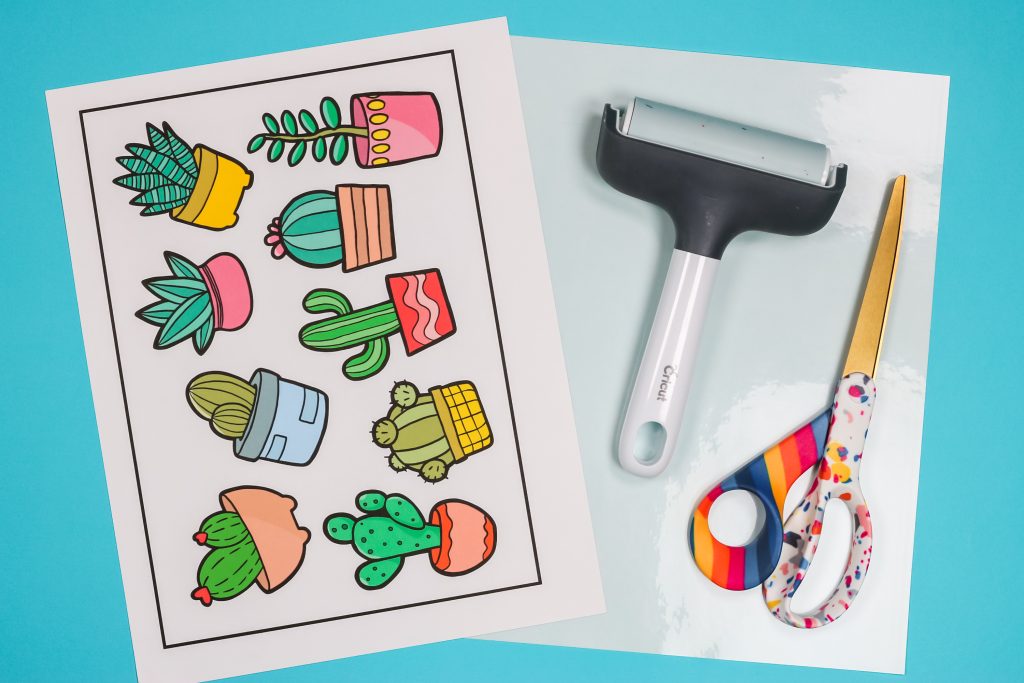 Cricut Laminate Stickers Two Ways to Make Them Angie Holden The