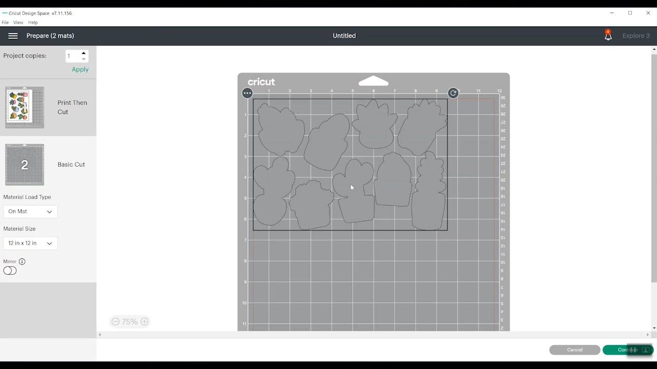 Make a sticker laminate sheet template for the new print then cut lines :  r/cricut