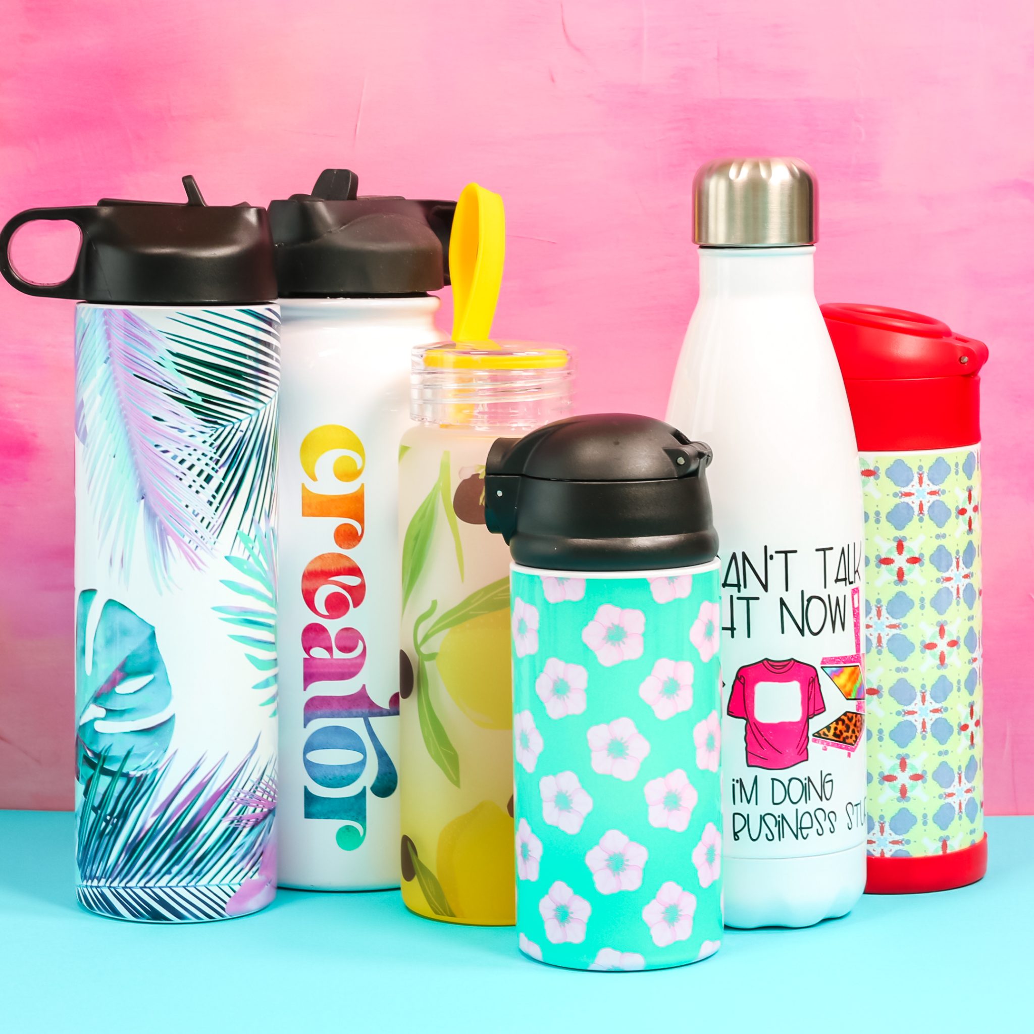 The Best Way to Make Sublimation Water Bottles - Angie Holden The Country  Chic Cottage