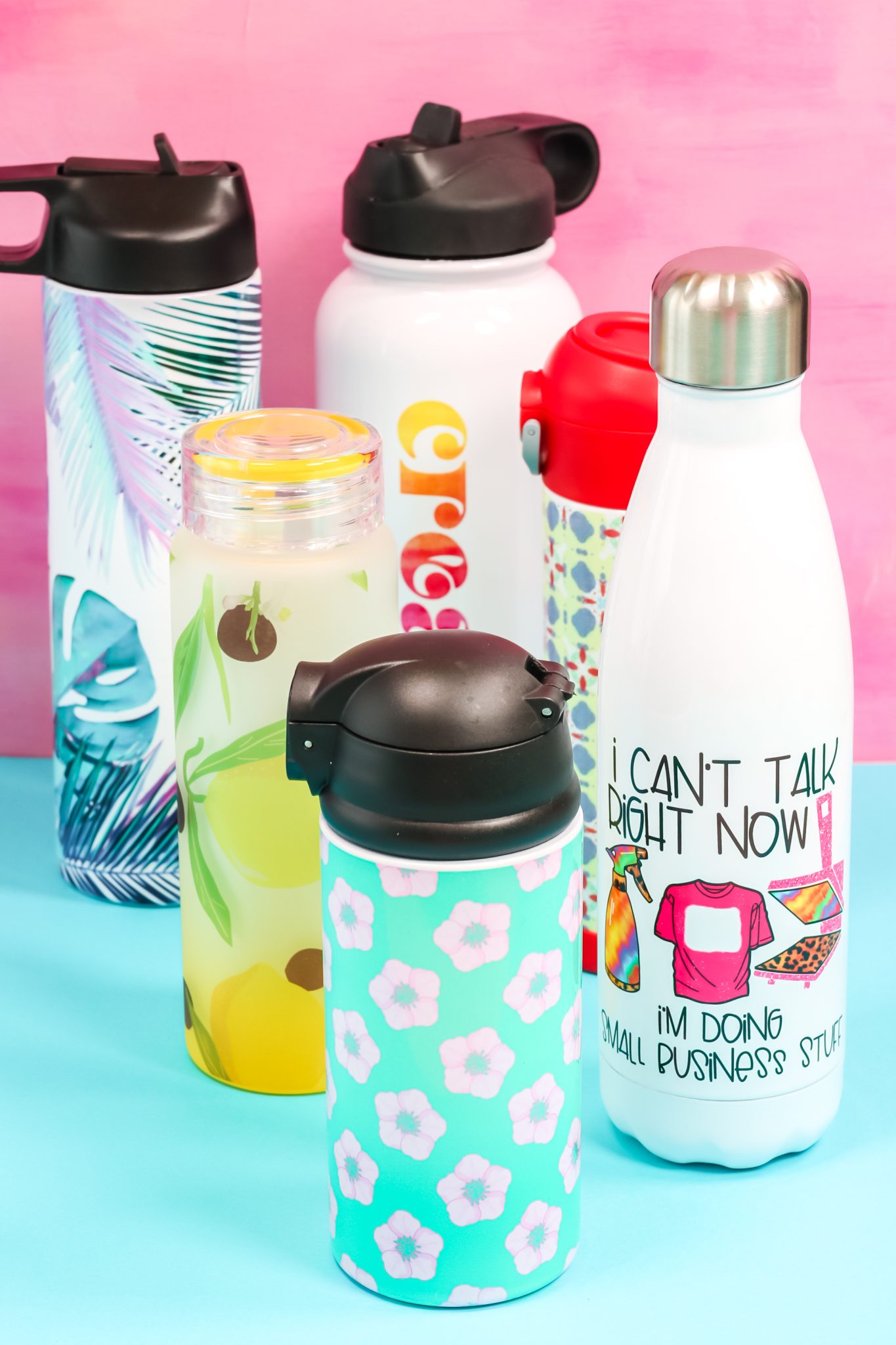 The Best Way to Make Sublimation Water Bottles - Angie Holden The