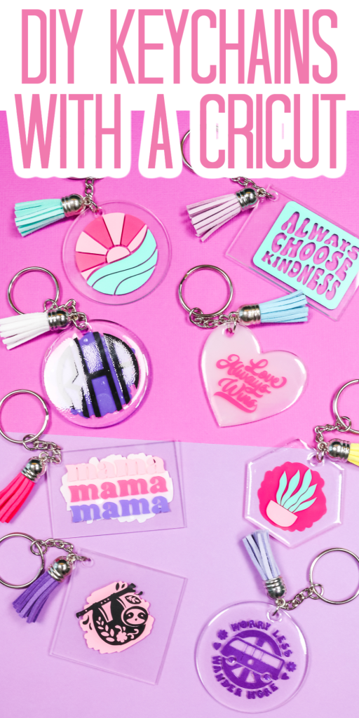 EASY SIMPLE ACRYLIC BLANK KEYCHAIN NO CRICUT NEEDED! 