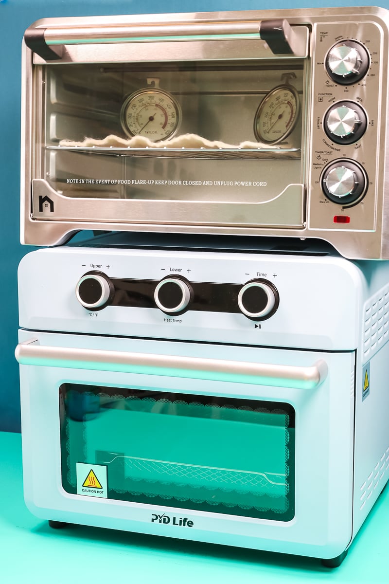 Sublimation oven with convection oven stacked on top.