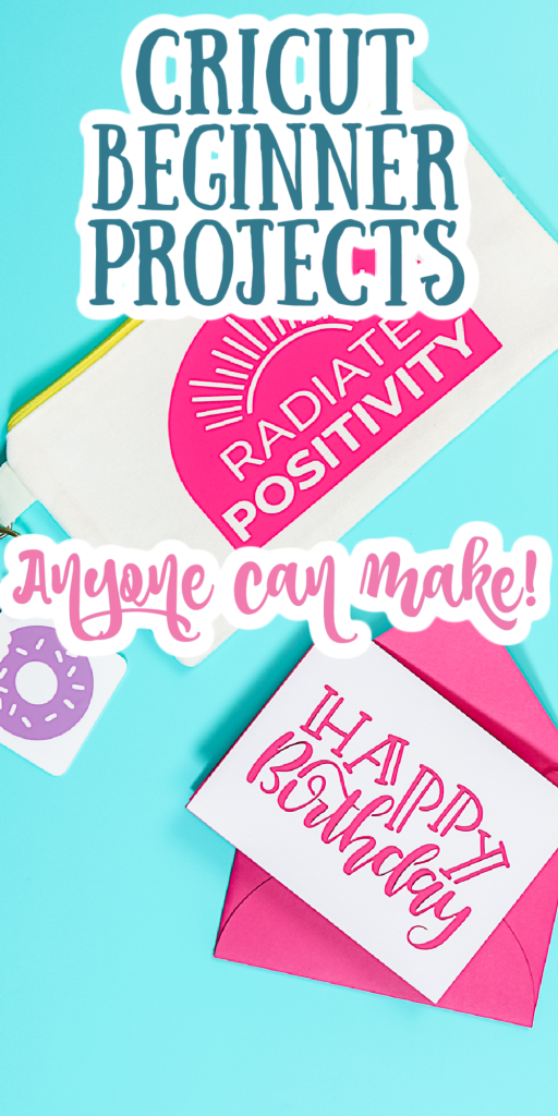 beginner projects for a cricut machine