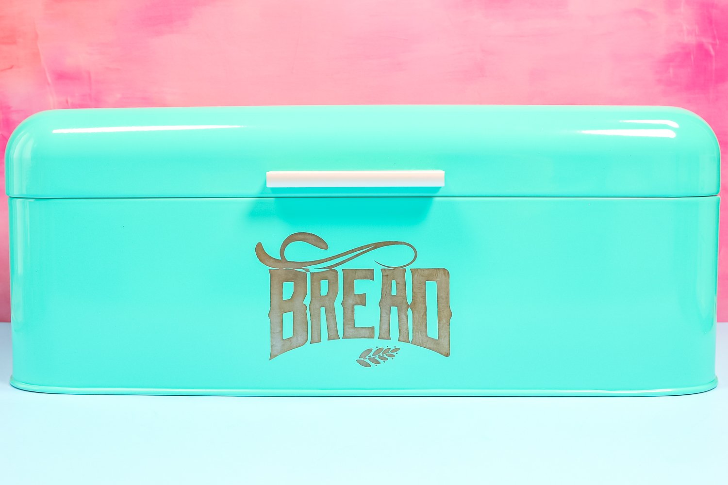 Bread box customized with Citristrip stripping gel.
