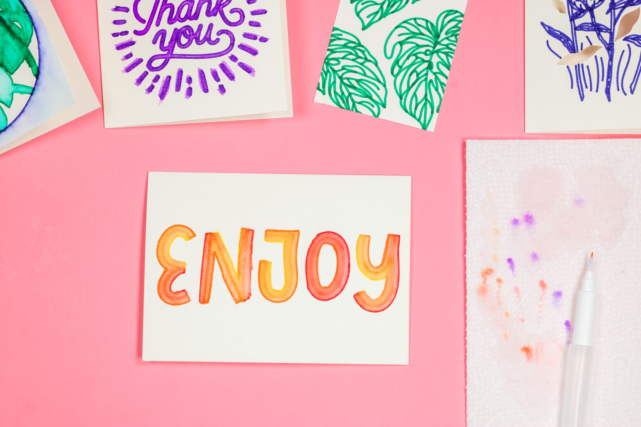 Using Cricut Watercolor Markers for Scrapbooking 