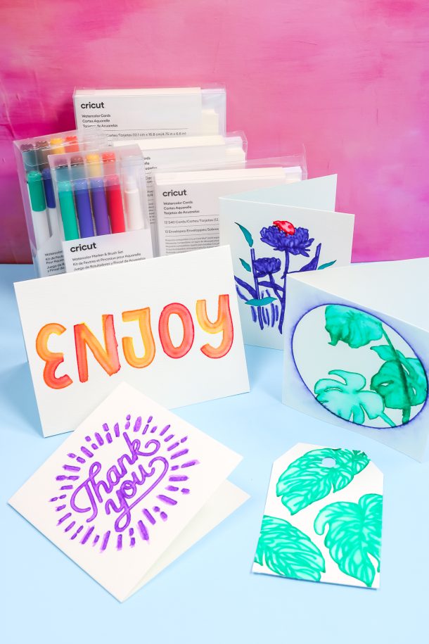 How to Use Cricut Watercolor Markers and Cards Angie Holden The