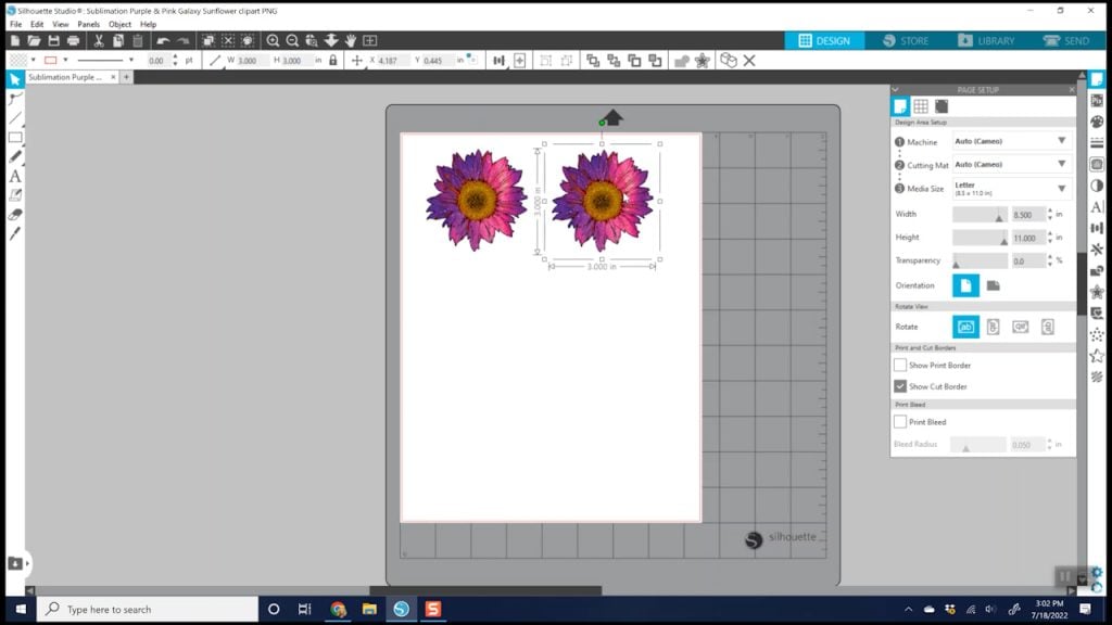 duplicating images in silhouette studio