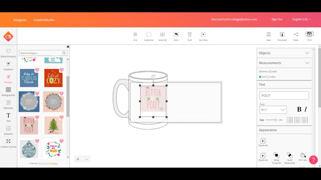 adding images to a mug template