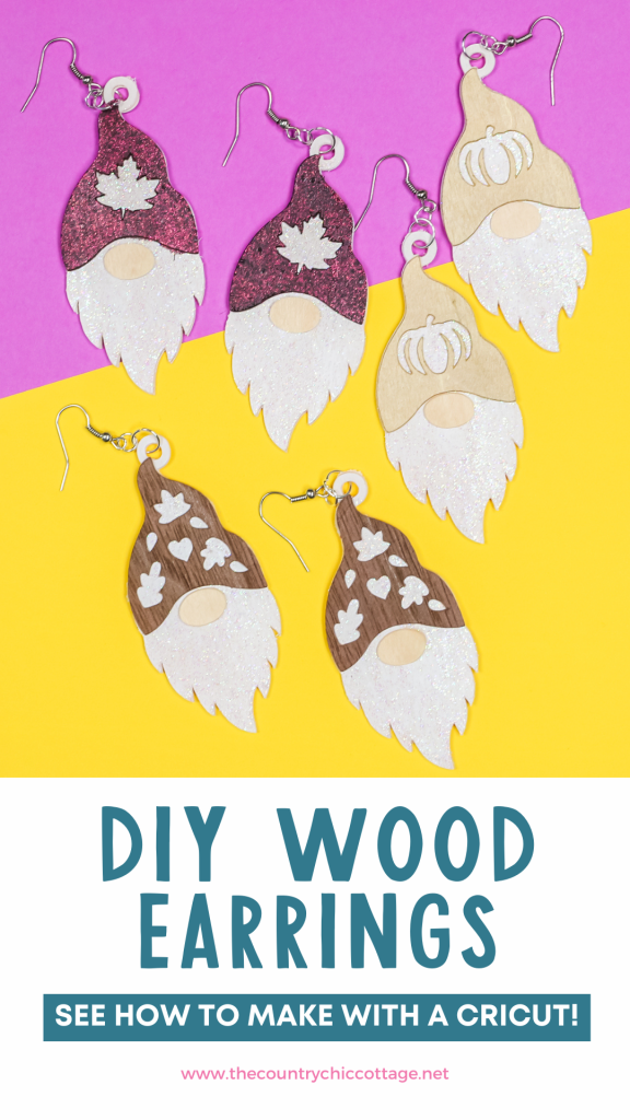diy wood earrings