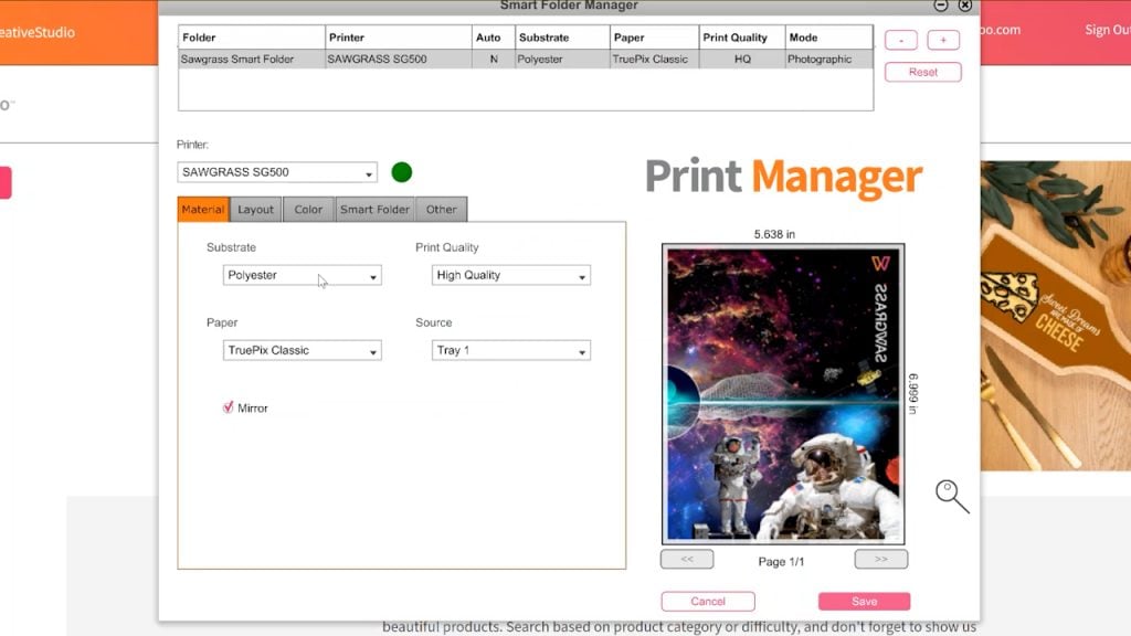 sawgrass smart folder manager