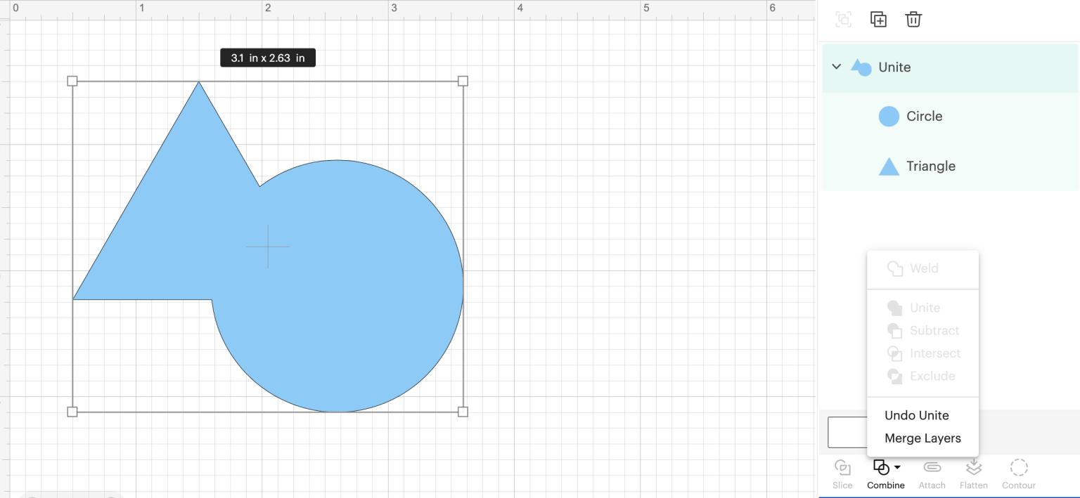 Cricut Combine Tool How To Weld Unite Subtract Intersect And Cricut combine tool how to weld unite subtract intersect and
