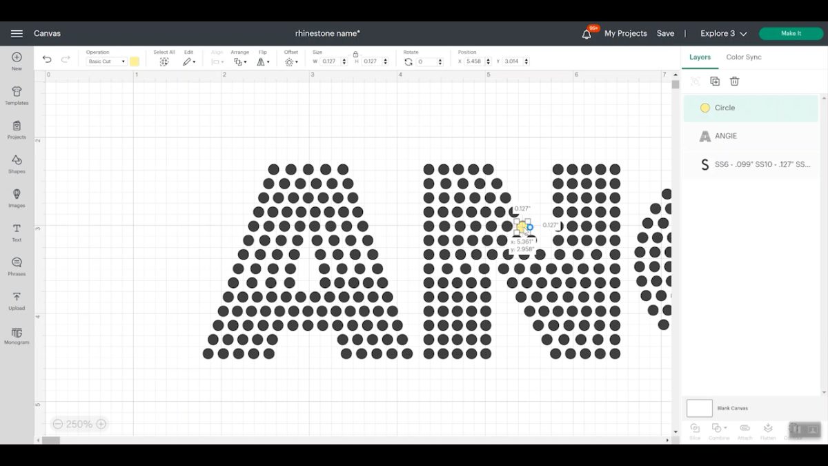 How To Make A Rhinestone Template On A Cricut Angie Holden The How To Make A Rhinestone Template On A Cricut Angie Holden The