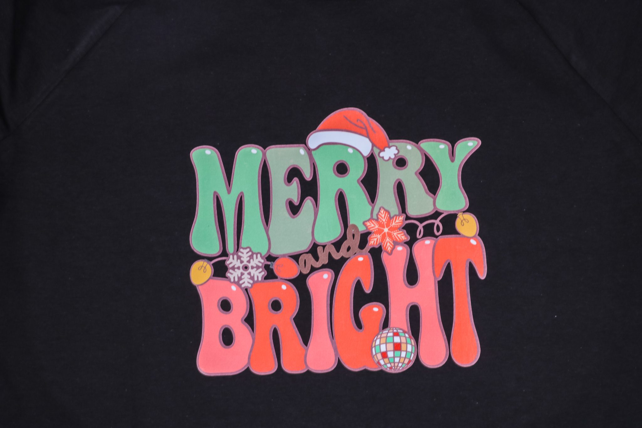 Finished Merry and Bright EasySubli shirt.