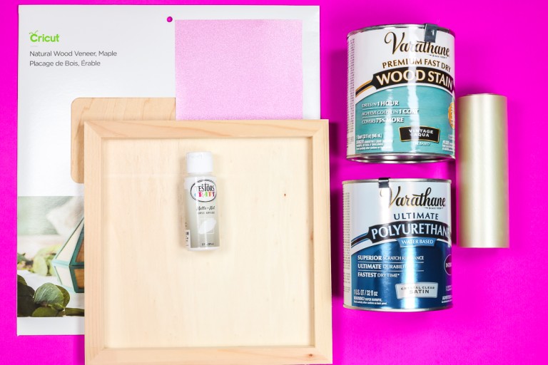 Staining Wood Veneer to Cut on a Cricut Machine Angie Holden The Country Chic Cottage
