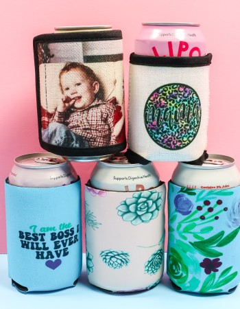 sublimation can koozies