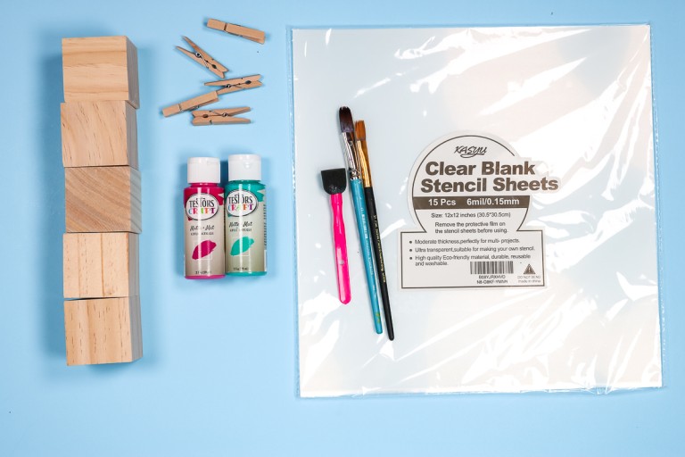 Easy Cricut Reusable Stencil + Project with Testors Craft Paints