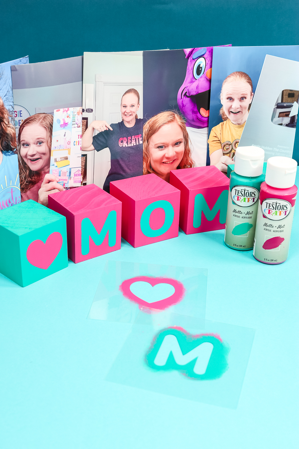 mom photo blocks