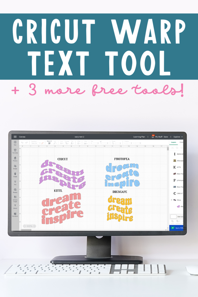 cricut warp text tool