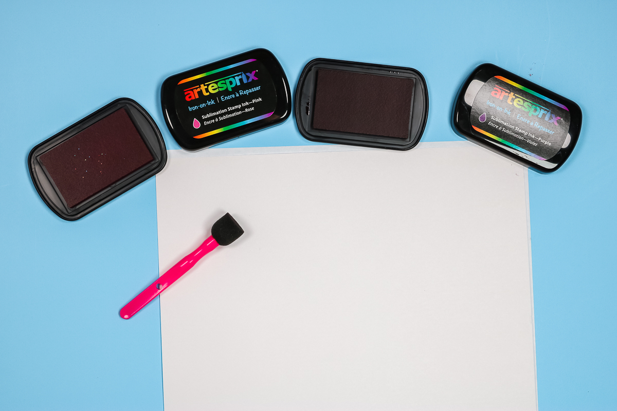 Sublimation stamp pad Infusible Ink sheet supplies.
