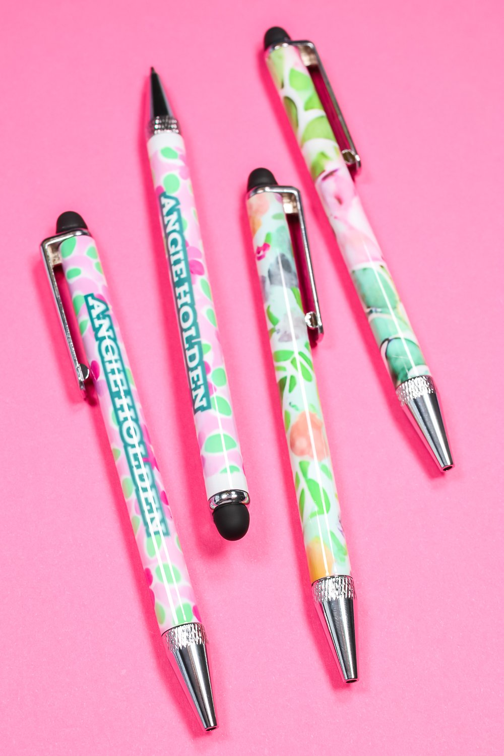 Customized pens with sublimation.