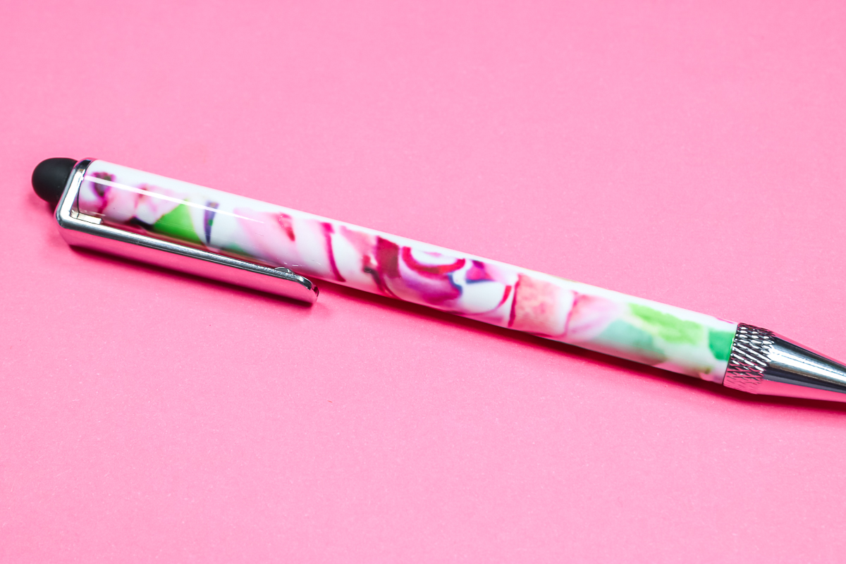 Floral sublimation pen.