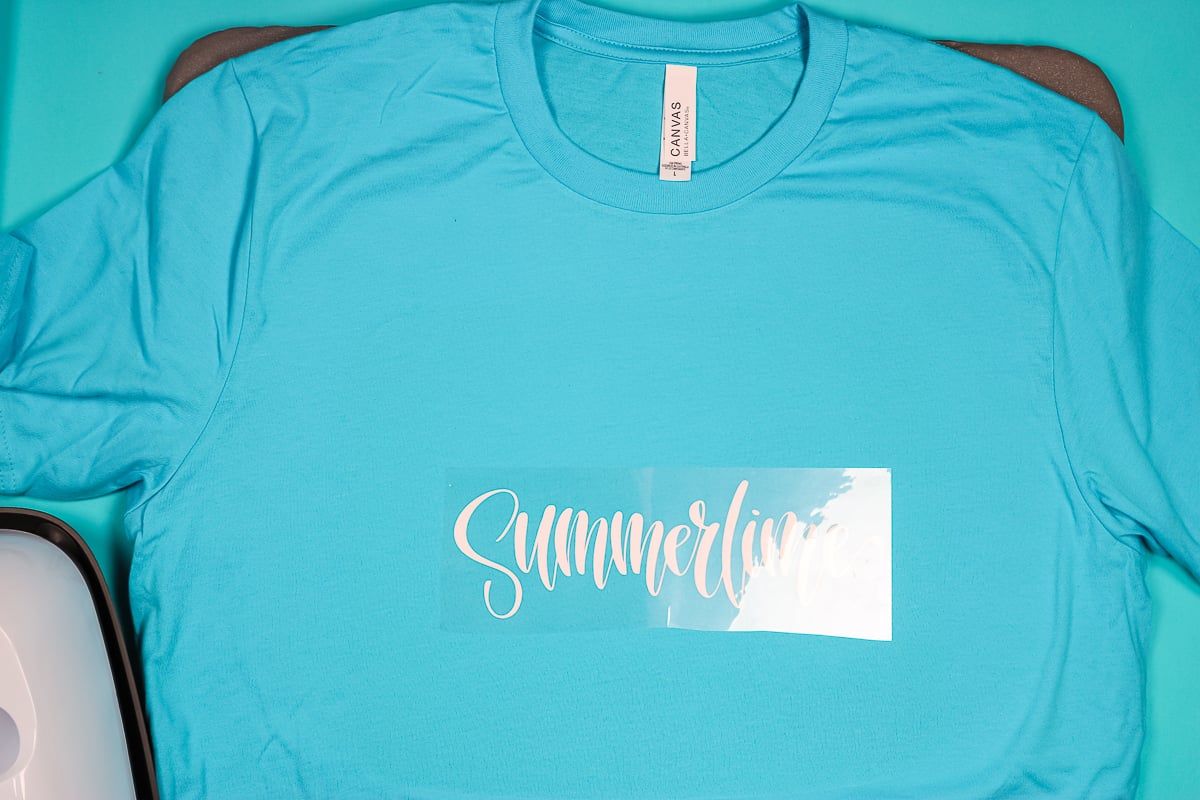 Summertime layer on t-shirt.