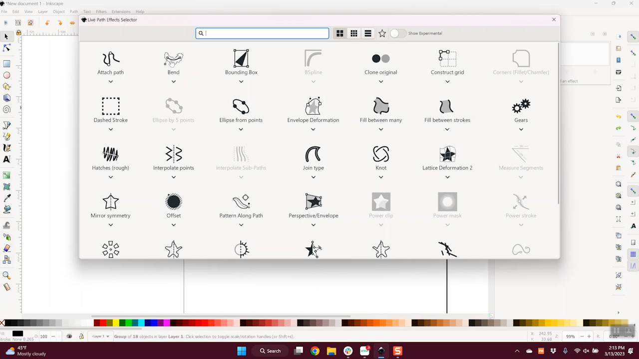 tools in inkscape