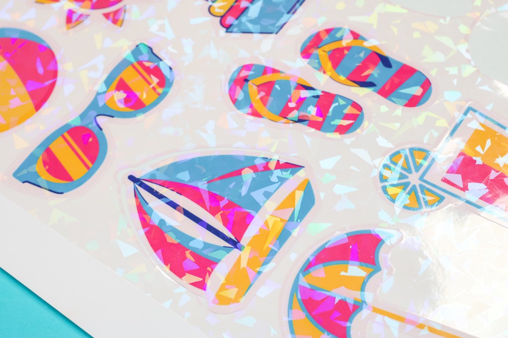 How to Make Holographic Stickers with a Cricut Machine - Angie Holden