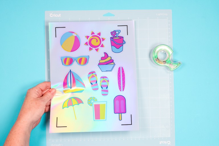 How to Make Holographic Stickers with a Cricut Machine - Angie Holden