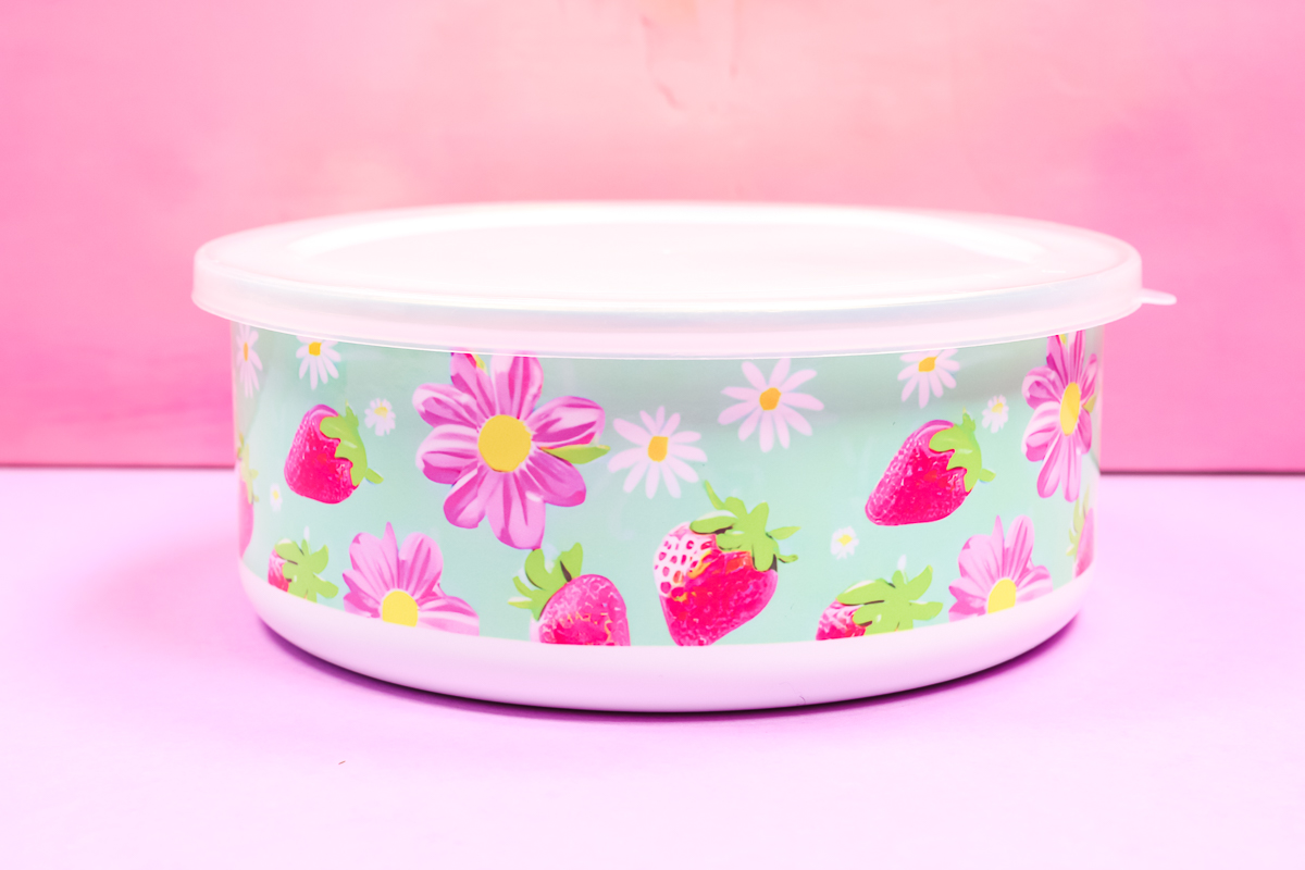 Sublimation metal bowl.