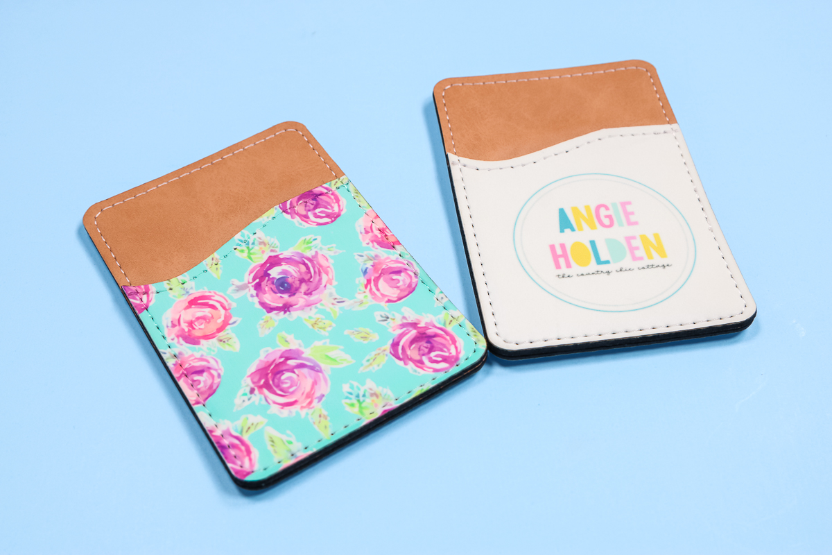 Sublimation phone wallets.