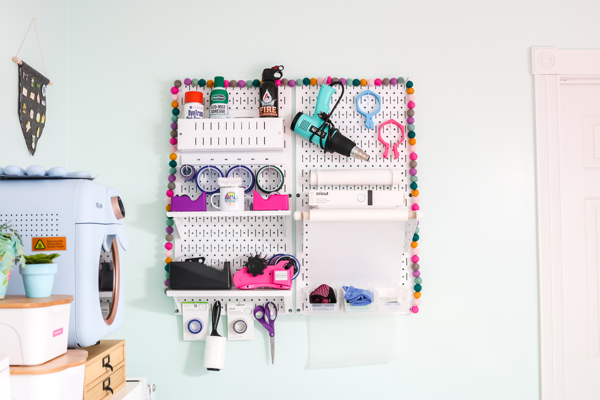 sublimation supplies pegboard