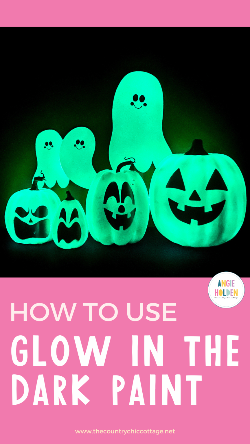 How to Use Glow in the Dark Paint to Make Halloween Projects Angie